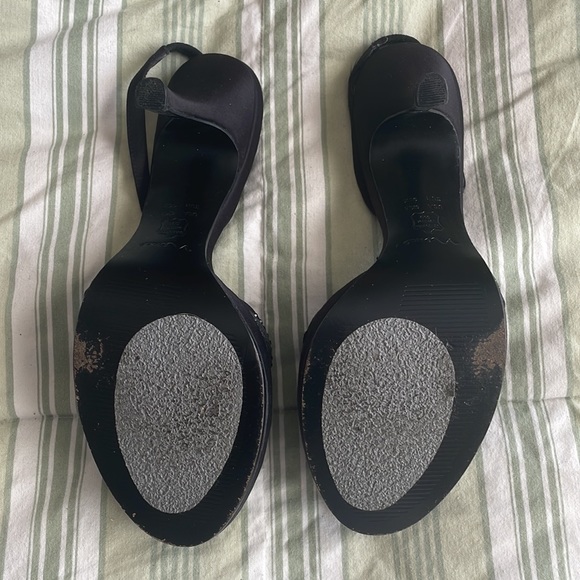 Black Embellished Nina Heels - Picture 6 of 6